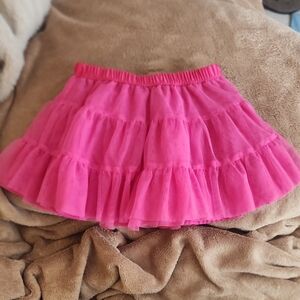 Sz 3T Carter's Bright Pink Tiered Tulle Skirt